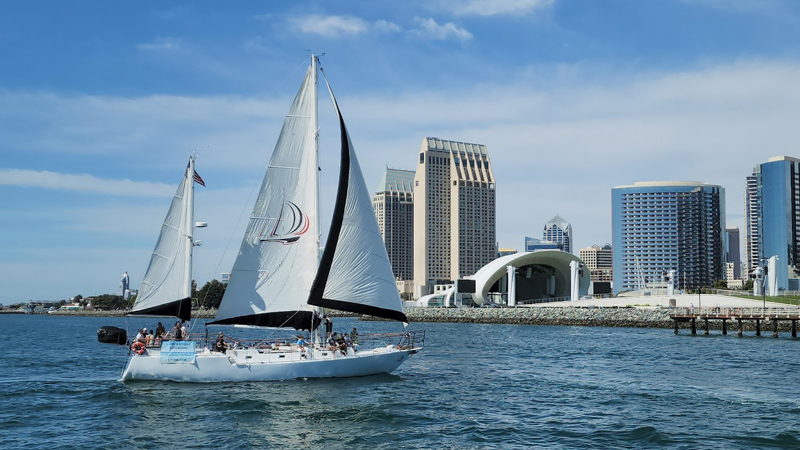 Romancing the Wind Yacht for Funeral at Sea Services Yacht image